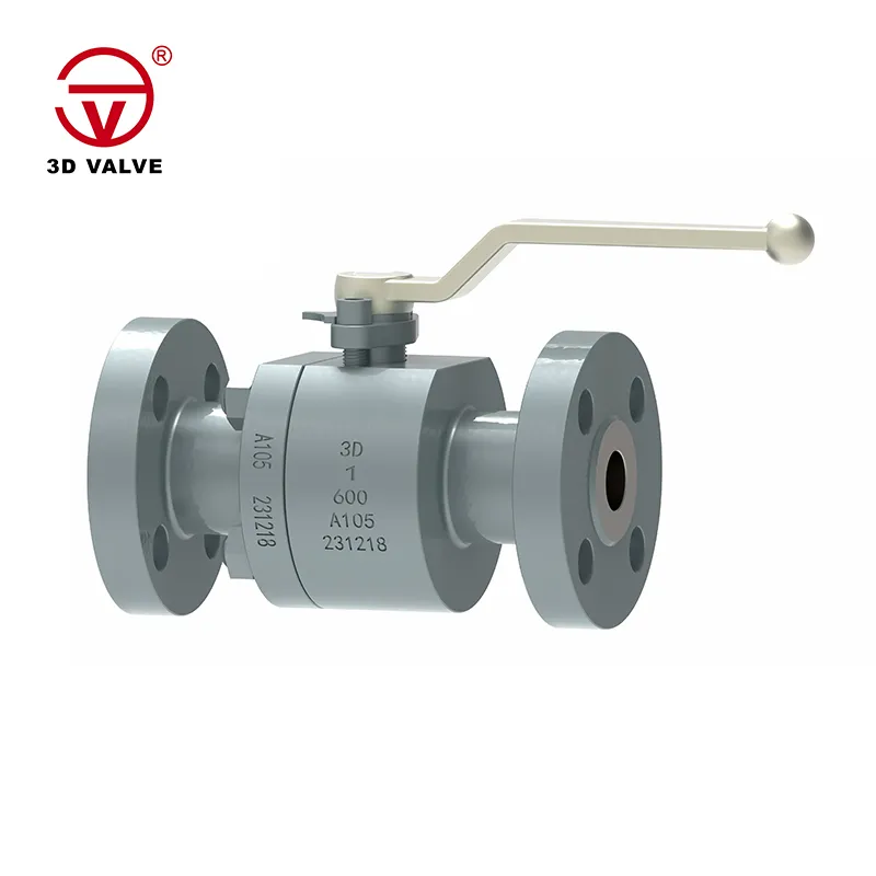 TWO PIECES FORGED STEEL FLOATING BALL VALVE