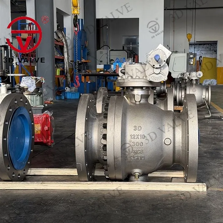 Katup Bola Terpasang Trunnion Bore Berkurang